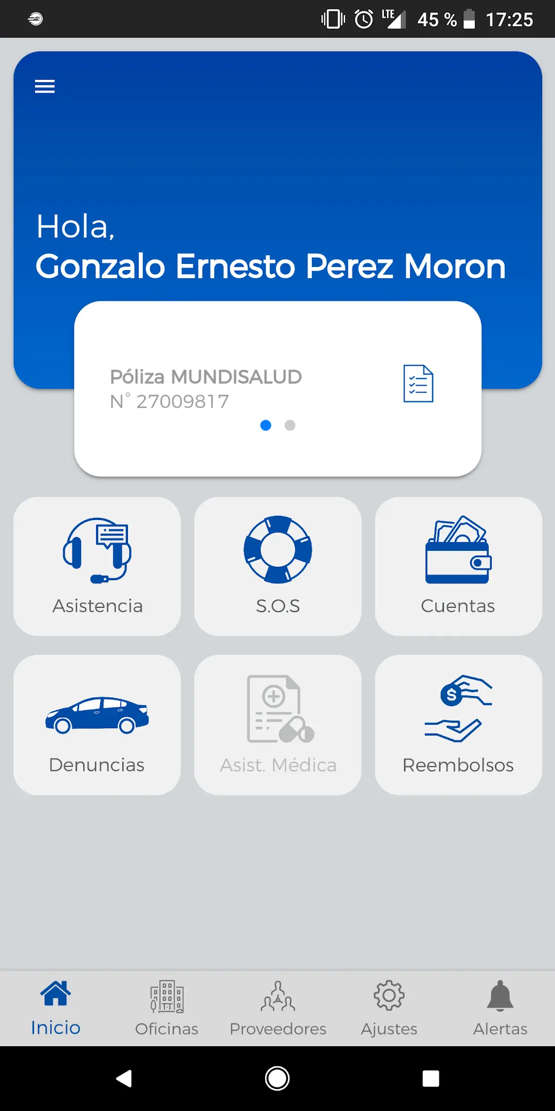Captura de pantalla de Alianza Asistencia Móvil