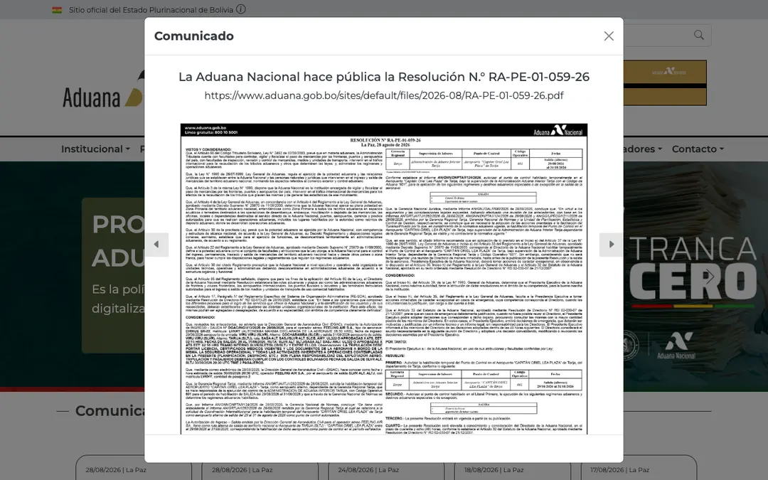 Captura de pantalla de AN Viajero