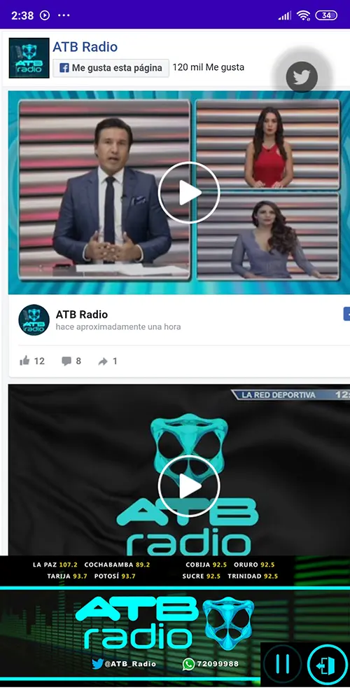 Captura de pantalla de ATB RADIO