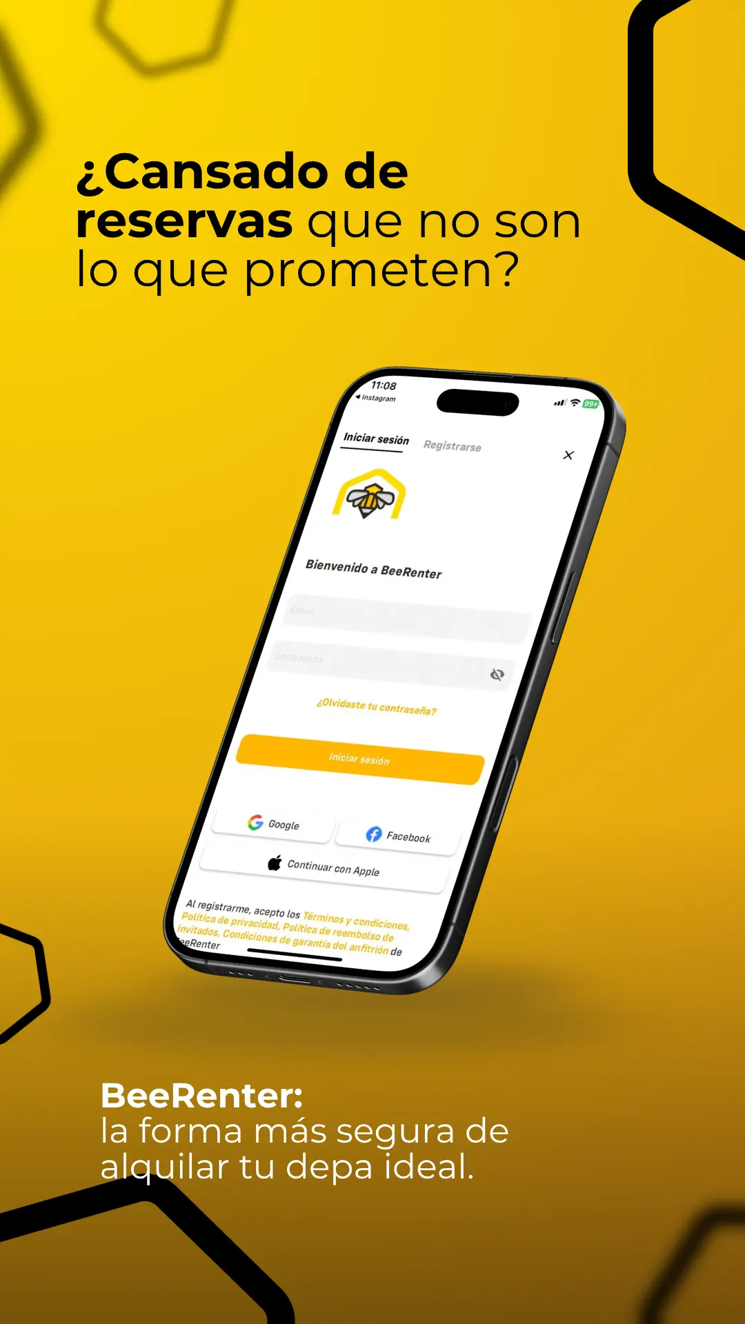 Captura de pantalla de BeeRenter