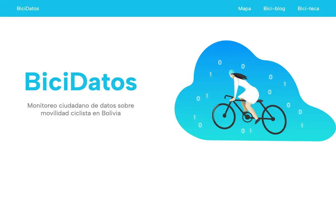 Captura de pantalla de BiciDatos