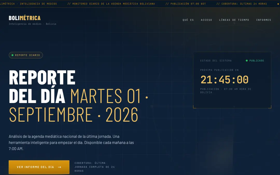 Captura de pantalla de Bolimétrica