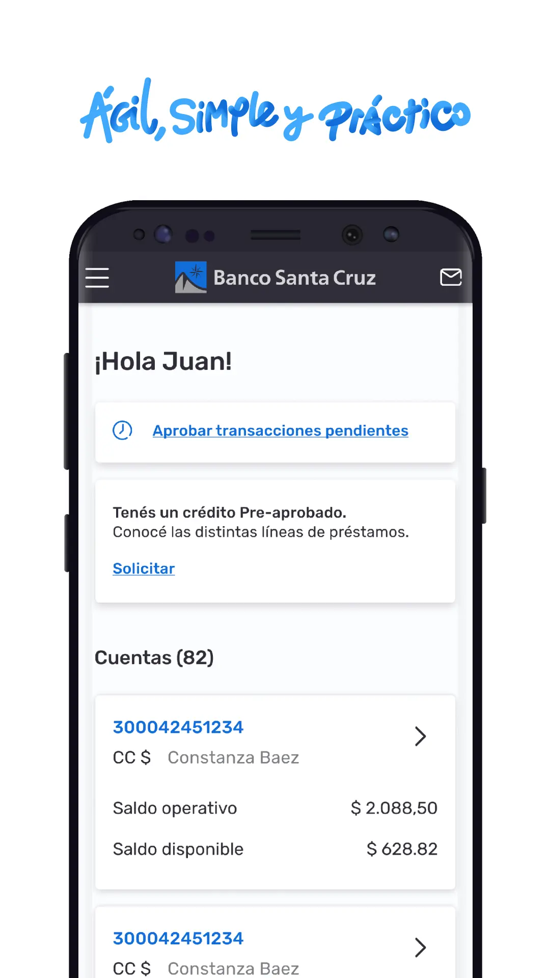 Captura de pantalla de BSC Empresas