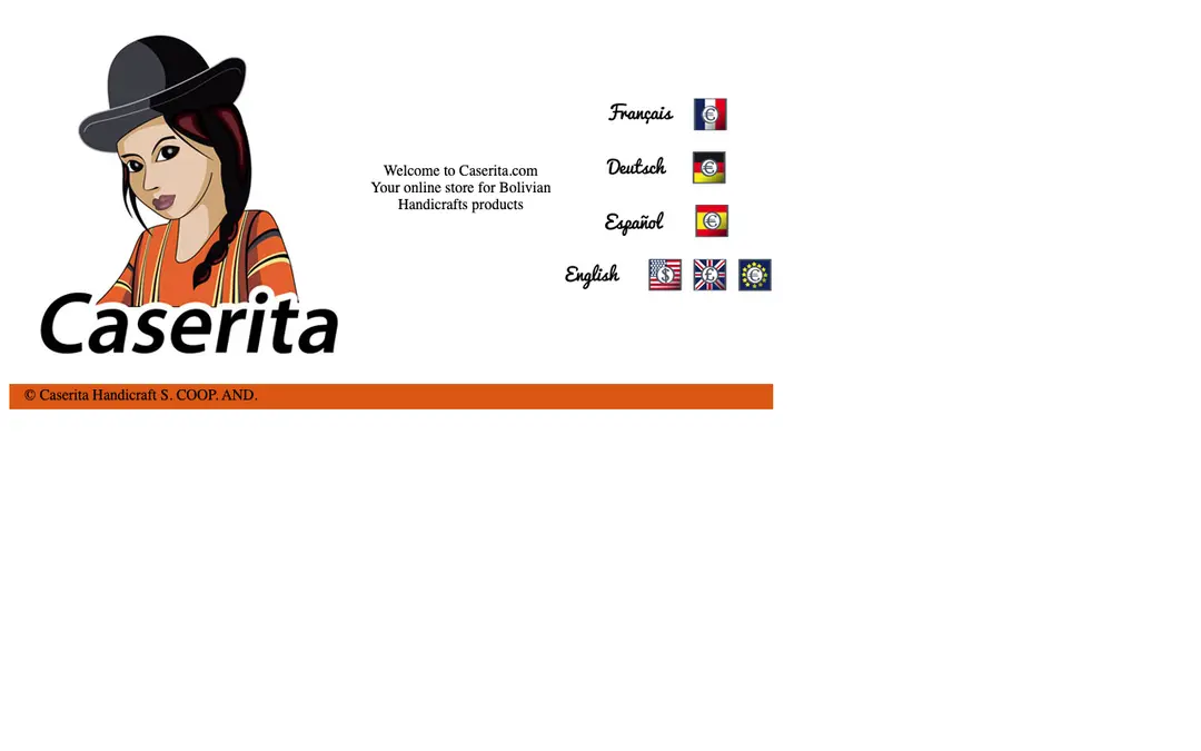 Captura de pantalla de Caserita.com