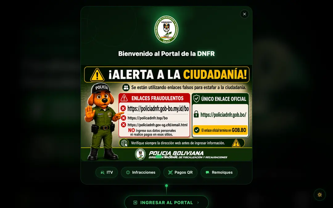 Captura de pantalla de Ciudadano Seguro (Policía / DNFR)
