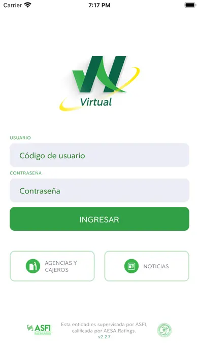 Captura de pantalla de Cooperativa Jesús Nazareno