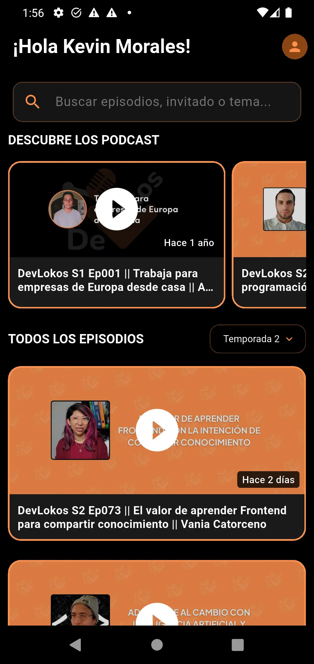 Captura de pantalla de DevLokos