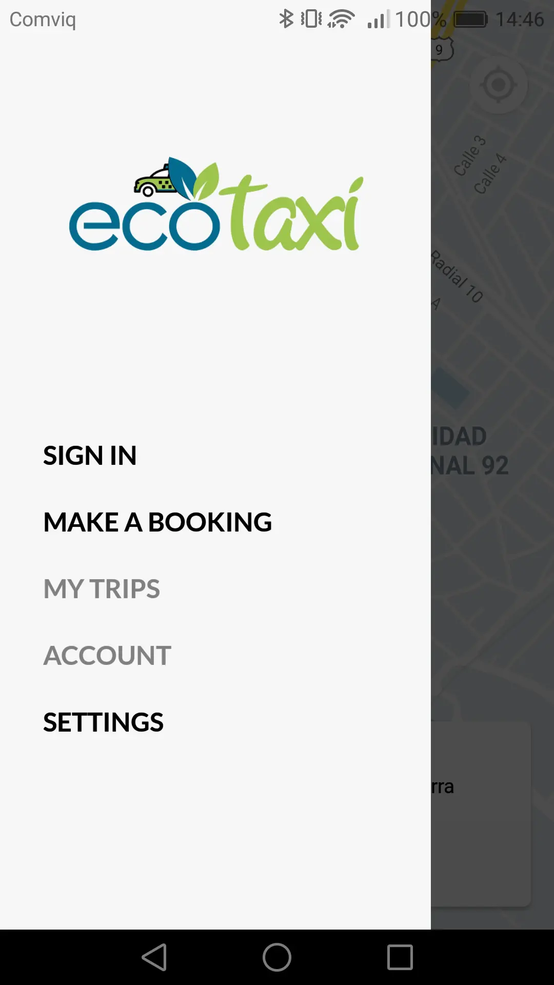 Captura de pantalla de Eco Taxi Bolivia