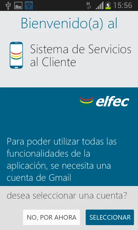 Captura de pantalla de Elfec Mobile