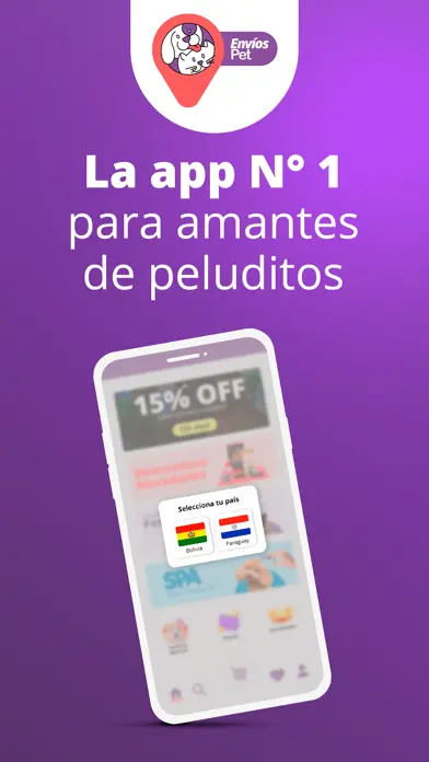 Captura de pantalla de Envíos Pet