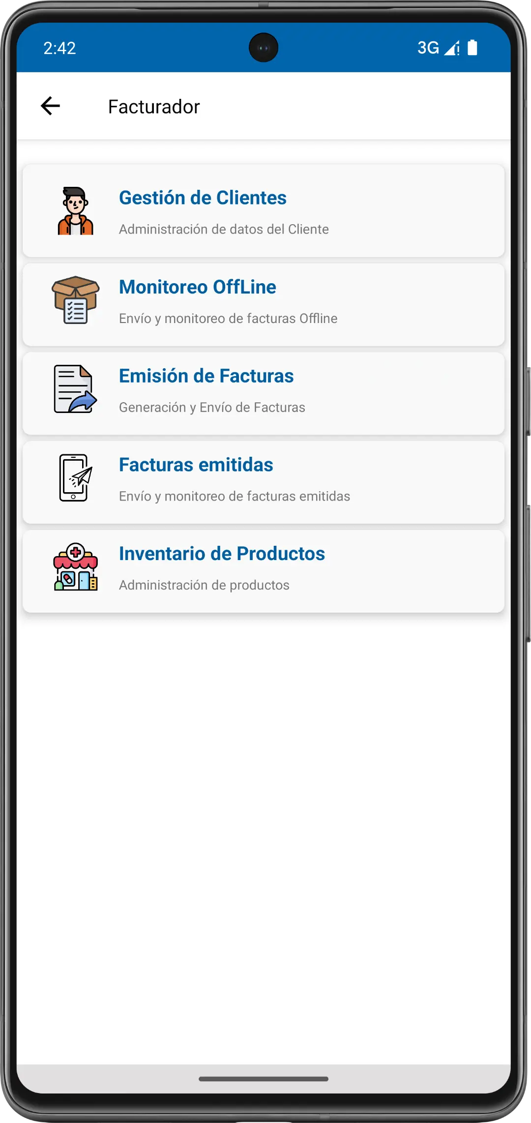 Captura de pantalla de Facturador Móvil - Farmacias