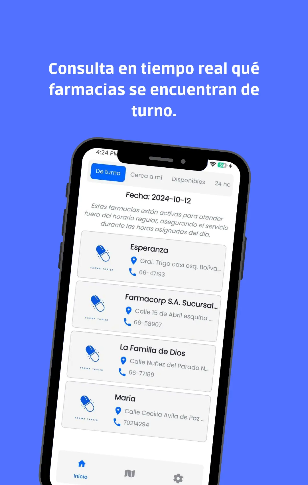 Captura de pantalla de Farma Tarija