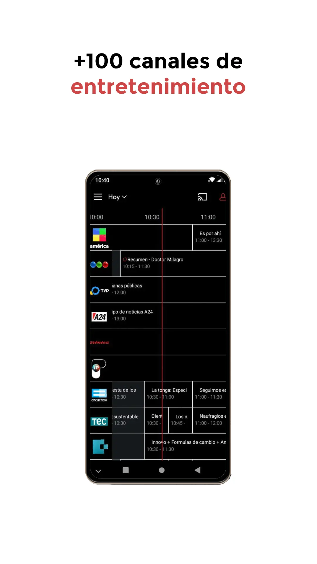 Captura de pantalla de Iptel Play (Android TV)