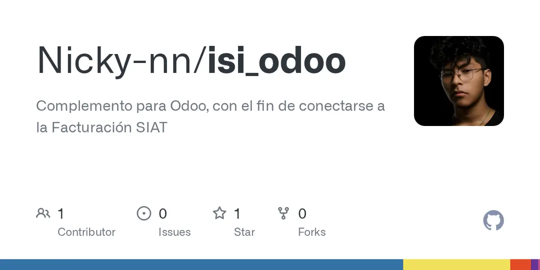 Captura de pantalla de isi_odoo