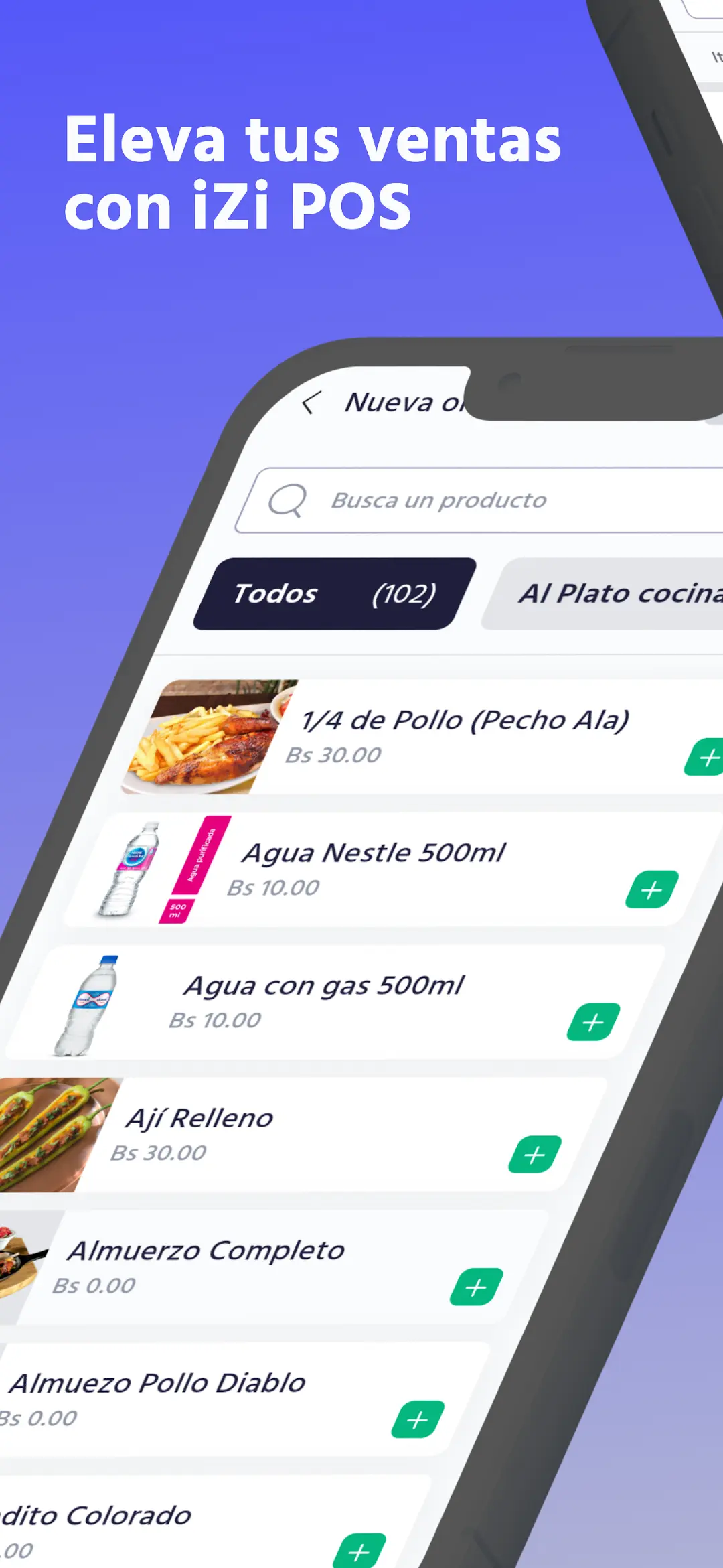 Captura de pantalla de iZi POS