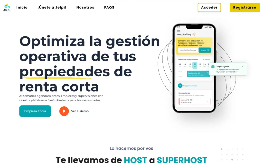 Captura de pantalla de JELPI