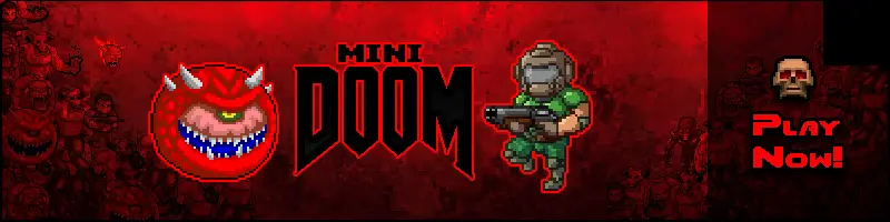 Captura de pantalla de MiniDoom