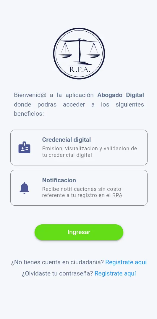 Captura de pantalla de MiRPA Digital