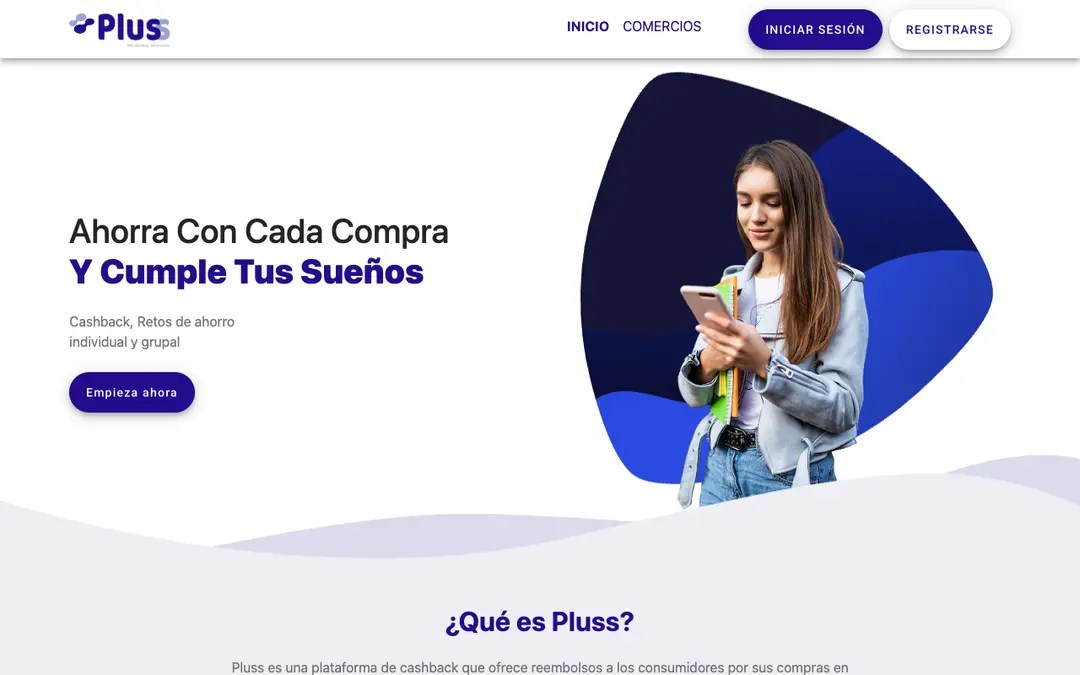 Captura de pantalla de Pluss