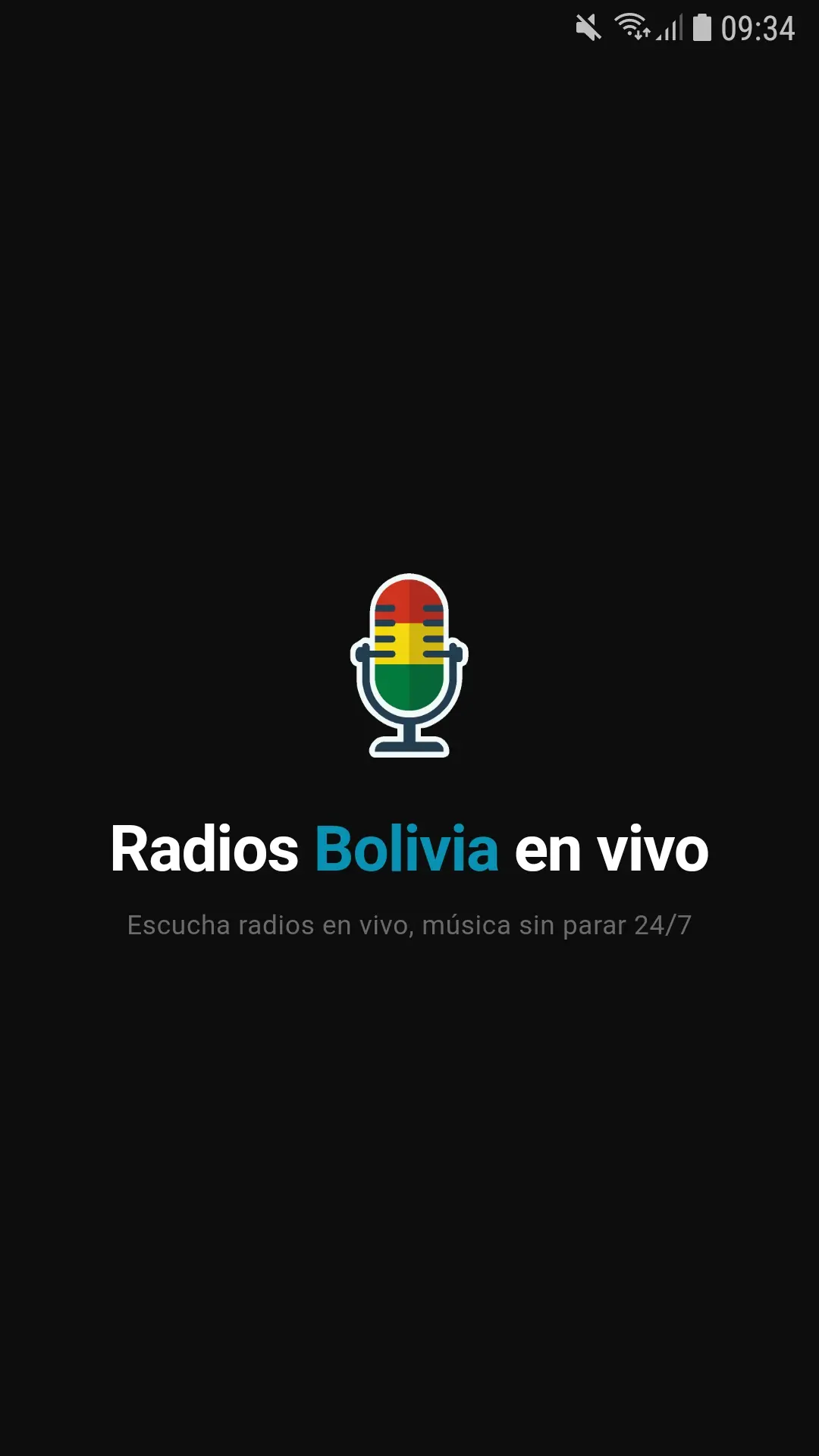 Captura de pantalla de Radios Bolivia en vivo