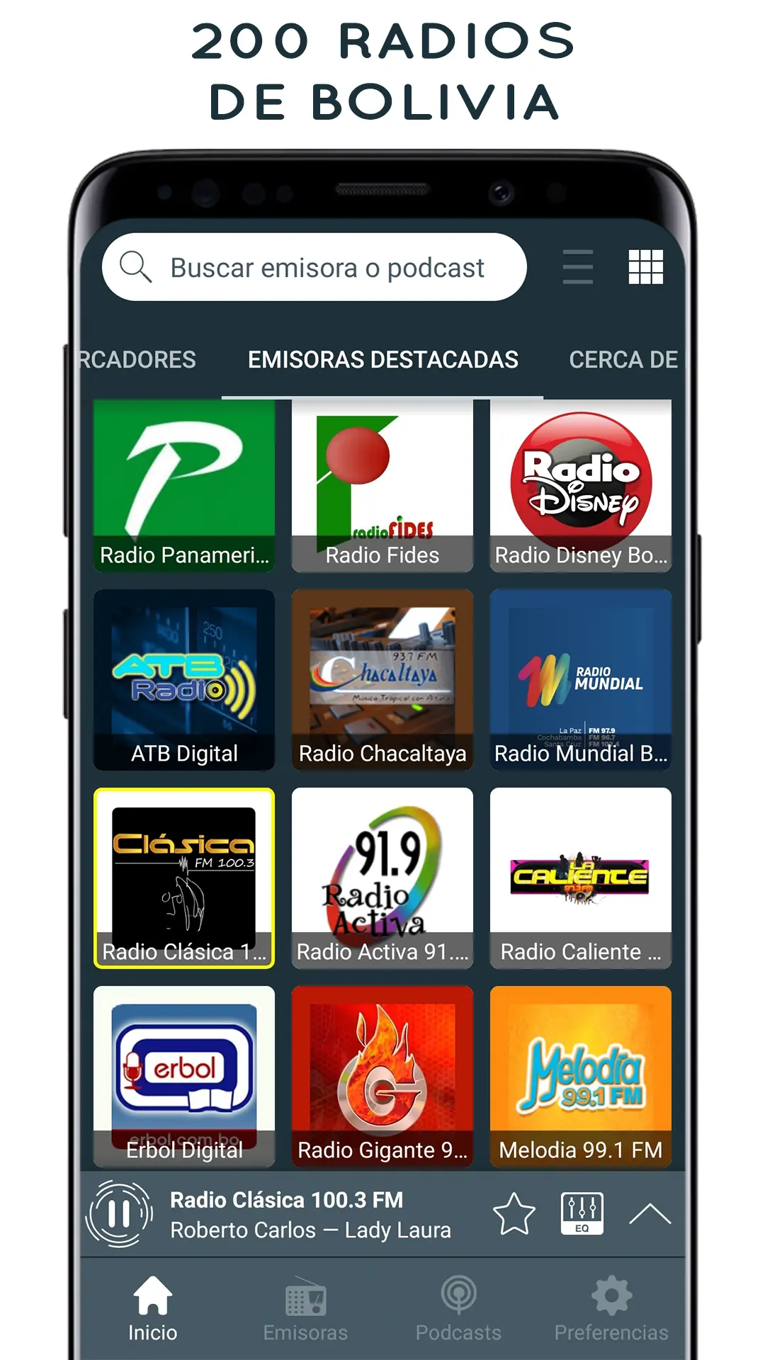 Captura de pantalla de Radios de Bolivia FM y Online