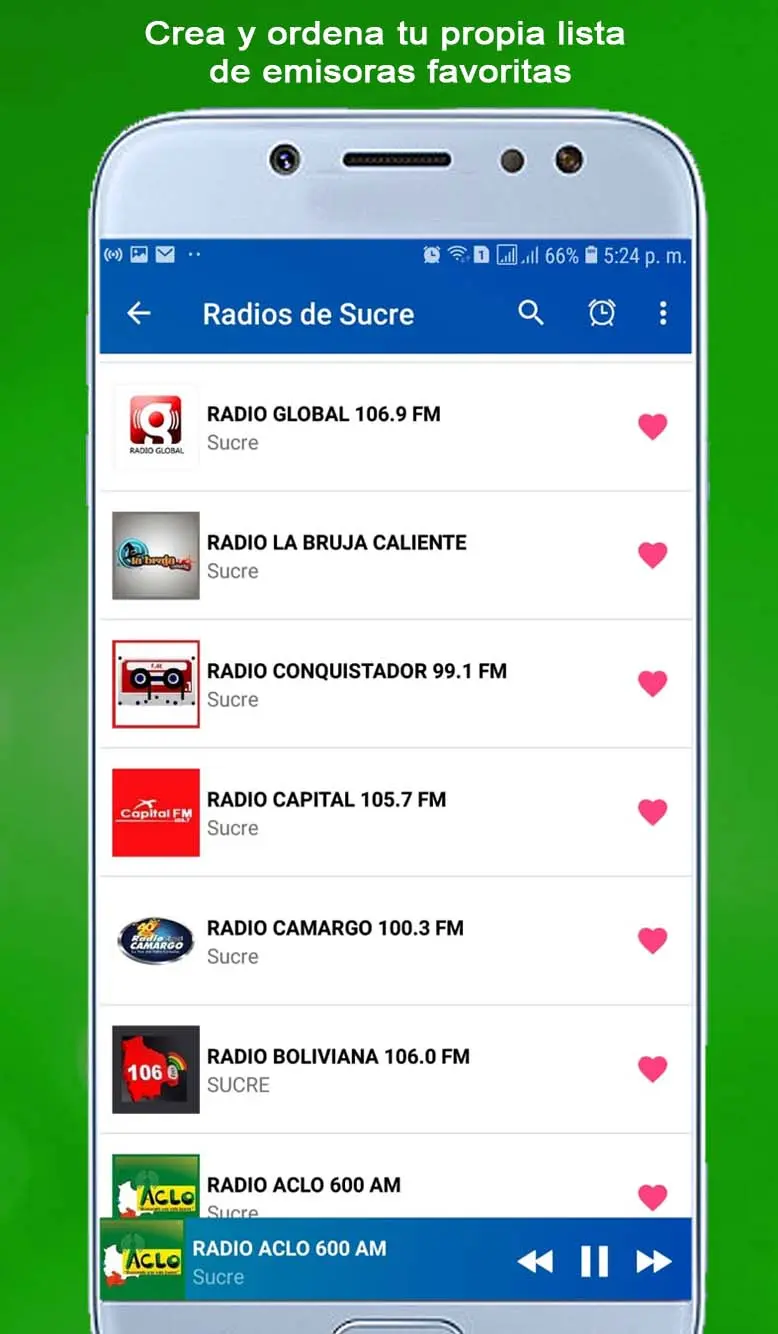 Captura de pantalla de Radios de Sucre Bolivia