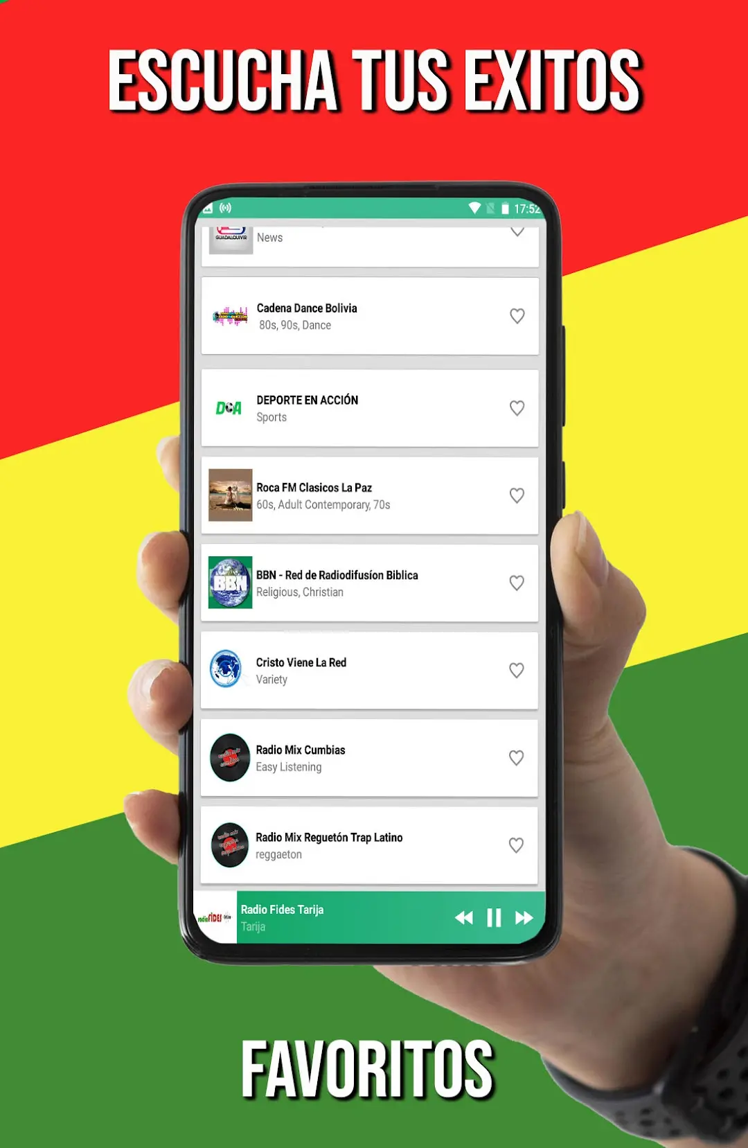 Captura de pantalla de Radios de Tarija Bolivia