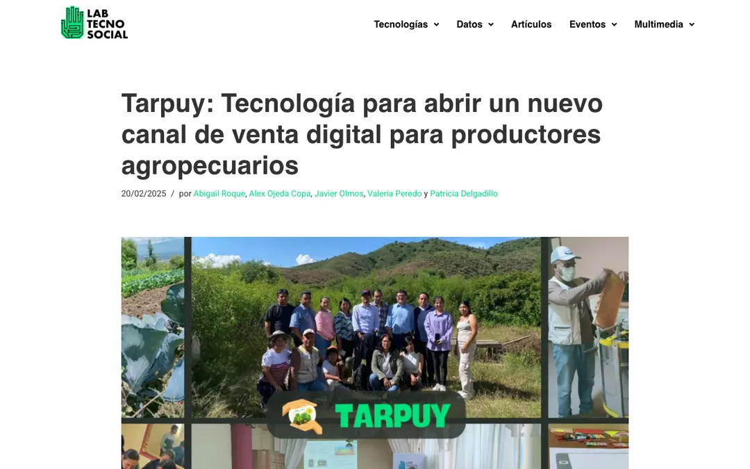 Captura de pantalla de Tarpuy