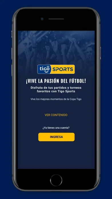 Captura de pantalla de Tigo Sports Bolivia