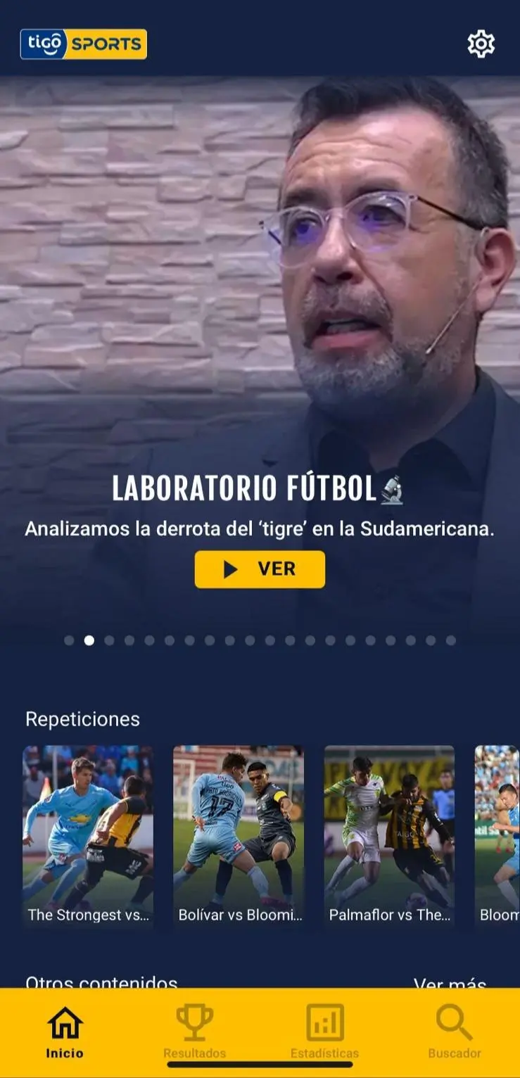 Captura de pantalla de Tigo Sports Bolivia TV