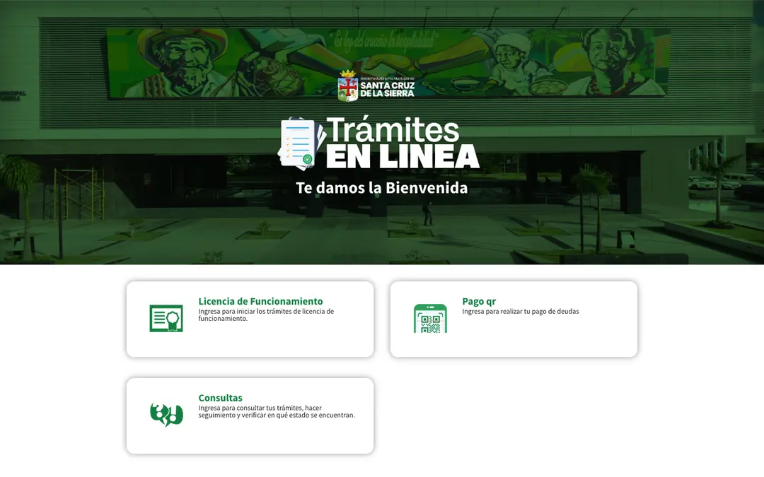 Captura de pantalla de Trámites Digitales GAMSC