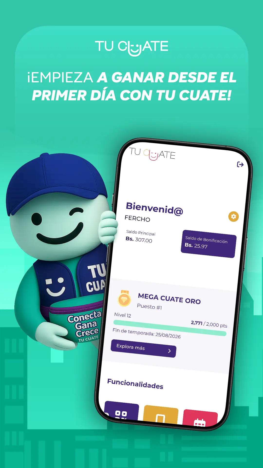Captura de pantalla de Tu Cuate