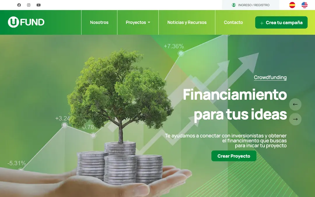 Captura de pantalla de Ufund