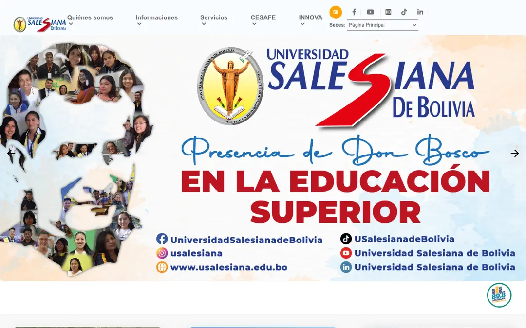 Captura de pantalla de Universidad Salesiana Bolivia (App)