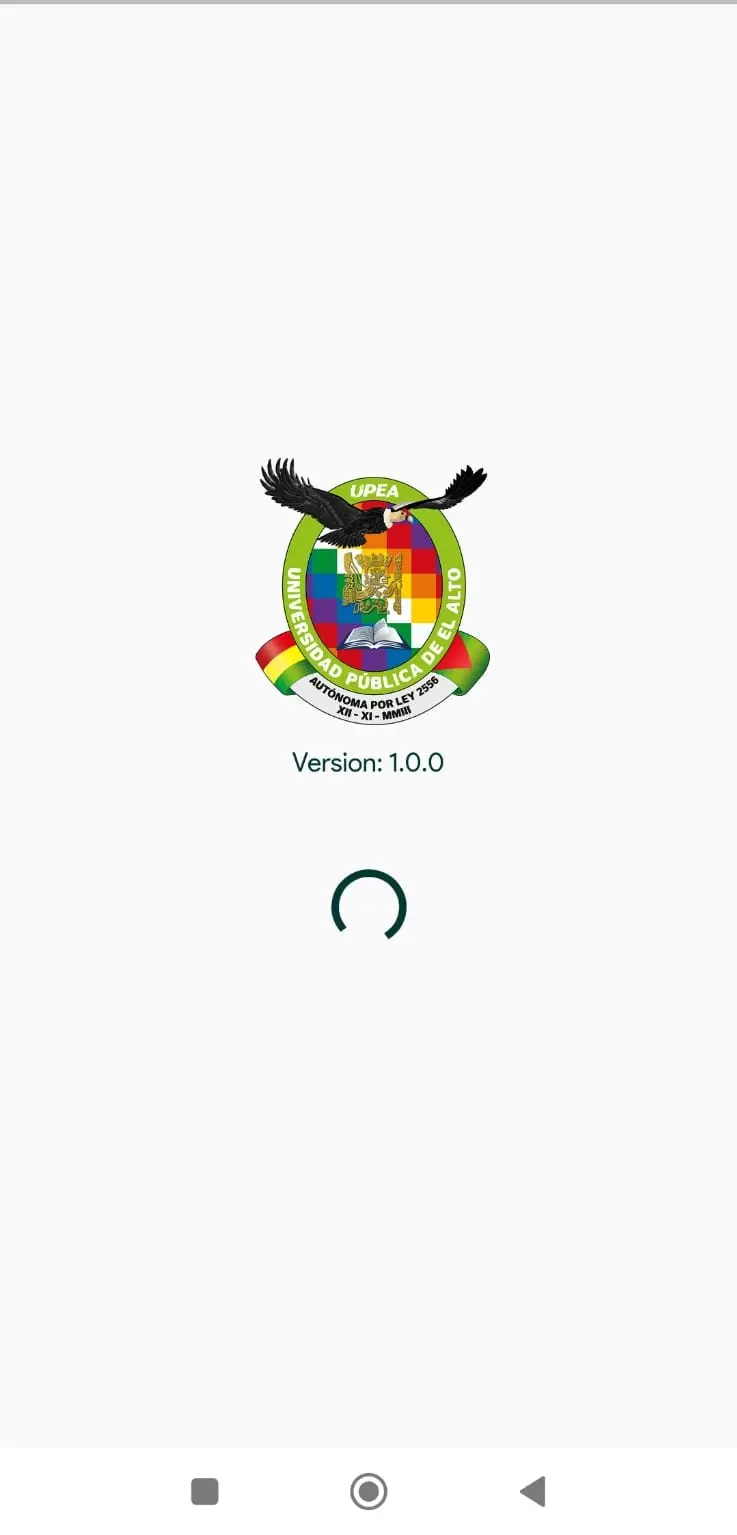Captura de pantalla de UPEA Móvil