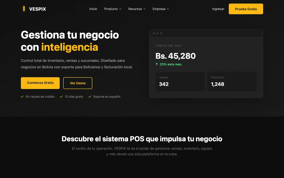 Captura de pantalla de Vespix
