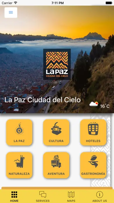 Captura de pantalla de Visit La Paz