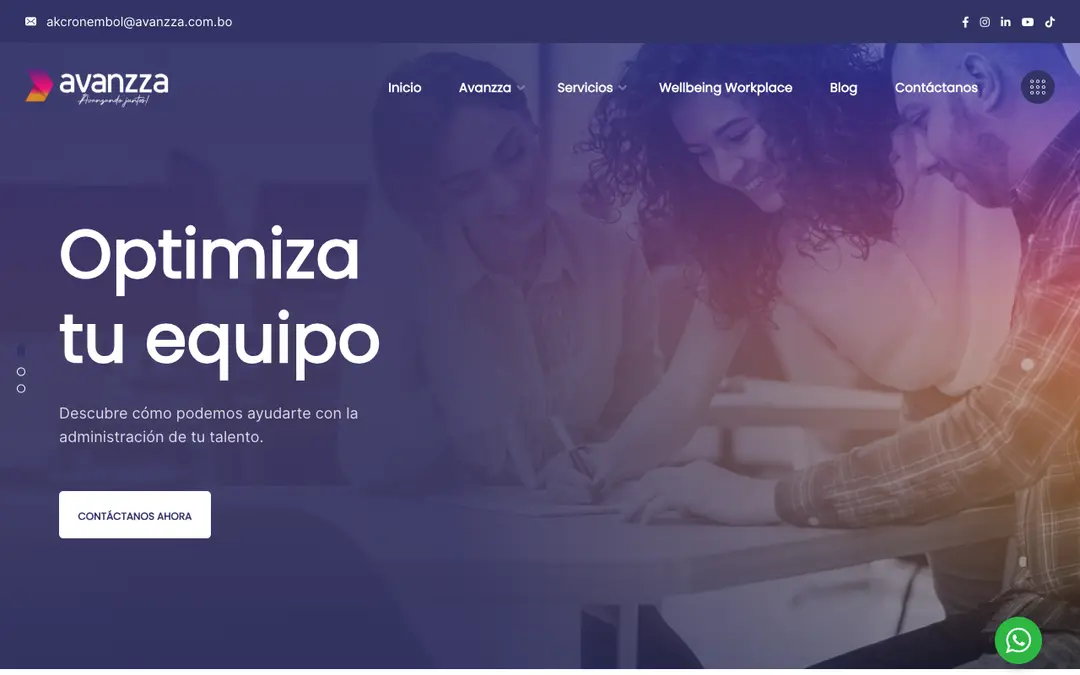 Captura de pantalla de Wellbeing Workplace