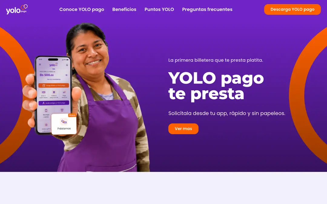 Captura de pantalla de Yolo Pago